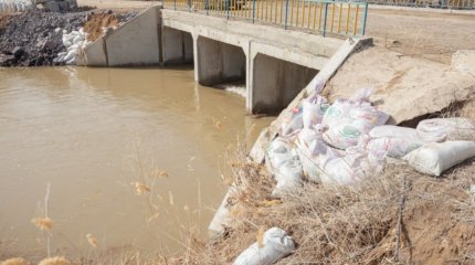 Ақтөбе облысында көпірге қауіп төнген мұз блоктары жарылған