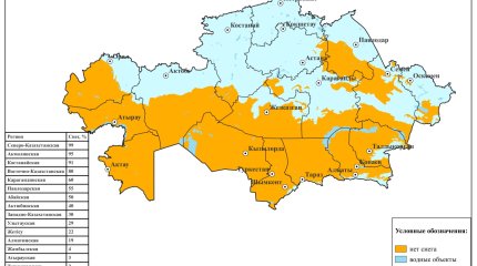 Еще треть территории Казахстана покрыта снегом, - синоптики