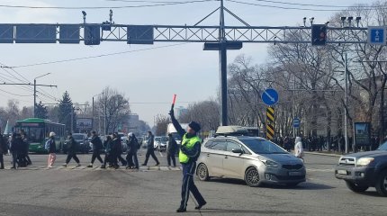 Полиция Алматы переведена на усиленный вариант несения службы
