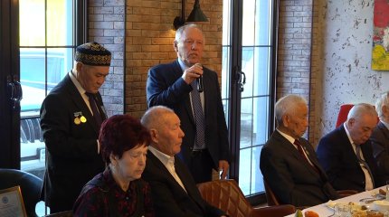 «Ардагерлерді ардақтайық» партиялық жобасы аясында ардагерлерге құрмет көрсетілді