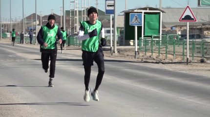 Жаңаөзен қаласында кең көлемде жүгіру марафоны өтті