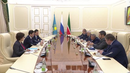 Ерлан Кошанов обсудил перспективы сотрудничества с руководством Татарстана
