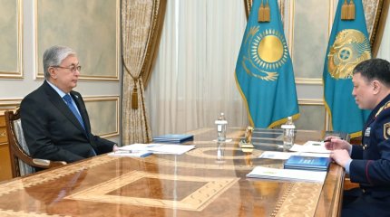 Глава государства принял министра внутренних дел