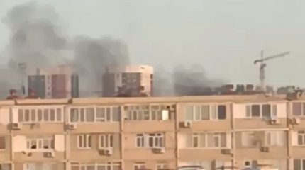 Чёрный дым напугал жителей Актау