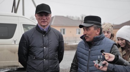 Бірінші вице-премьер Роман Скляр су басу қаупі жоғары ауылдарды аралады