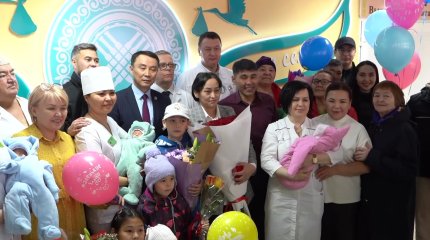 Қостанайдағы Әбдірахмановтар отбасында қос қуаныш