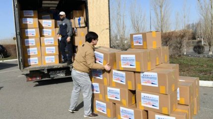 Еще 35 тонн гумпомощи из Астаны отправили в Северо-Казахстанскую область