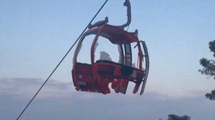 Кабинка фуникулера рухнула в Анталье: есть жертвы