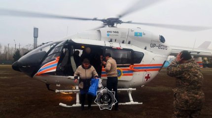 Жителей пригорода Петропавловска эвакуируют вертолётами