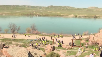 800 жителей Алматинской области помогли привести историко-культурные памятники в порядок