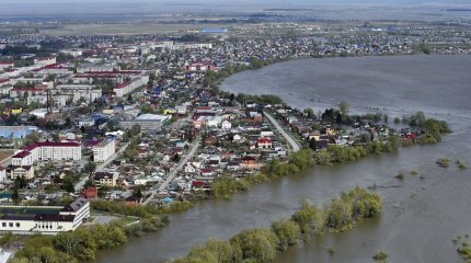 Приграничный Казахстану город эвакуируют из-за разлива Ишима