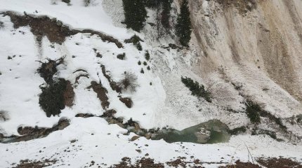 Снежные лавины сошли под Алматы