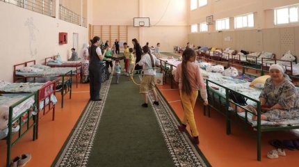 Эвакуированные дети не прекращают процесс обучения