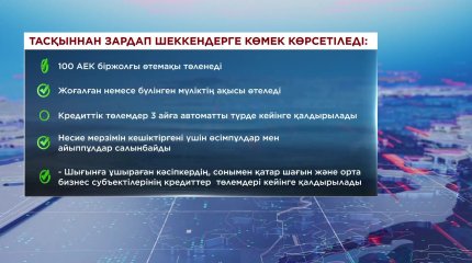Су тасқынынан зардап шеккендер мемлекеттен қандай көмек алады?