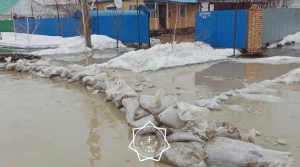 Пик паводка в Уральске «перенесли» на 22 апреля