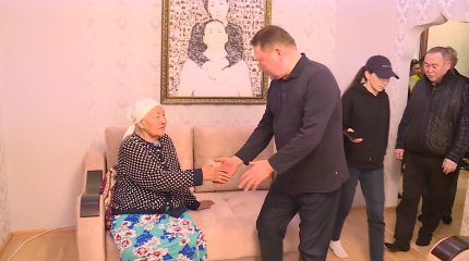 Арқалық қаласында су тасқыны салдарынан баспанасыз қалған 27 отбасы пәтер алды