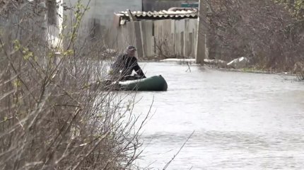 БҚО екі аптада  ұзындығы 100 шақырым бөгет  салынды