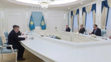 Президент Саха Республикасының басшысы Айсен Николаевты қабылдады