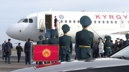 Садыр Жапаров прибыл в Астану