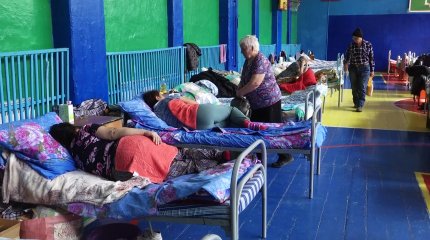 Пострадавших от паводка петропавловцев из эвакопунктов переселили в новое общежитие