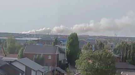 Новый полигон горит в Актобе