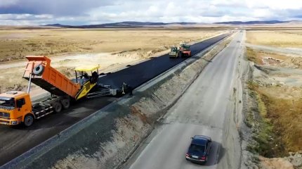 Қарағанды мен Балқаш арасындағы жолдың құрылысы қарқынды жүргізіліп жатыр