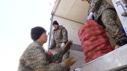 Қызылжарға Жетісу облысынан 40 тонна гуманитарлық көмек жеткізілді