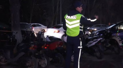 Алматы полициясы 38 мопедті айыппұл тұрағына қойды