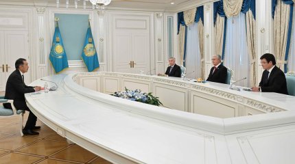 Глава государства принял председателя коллегии Евразийской экономической комиссии Бакытжана Сагинтаева