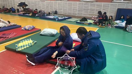 Пострадавшие от паводка получают необходимую медицинскую помощь