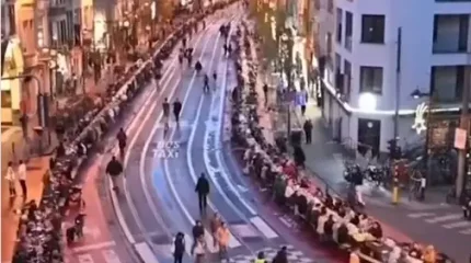 Бельгияда 2 шақырым болатын ауызашар дастарханы жайылды