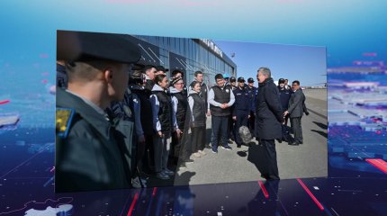 Мемлекет басшысы құтқарушылармен және еріктілермен кездесті