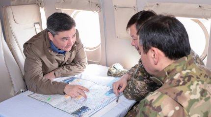 Олжас Бектенов проверил паводковую ситуацию в Актюбинской области