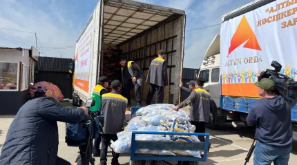 Алматыдан 4 өңірге гуманитарлық көмек жіберілді