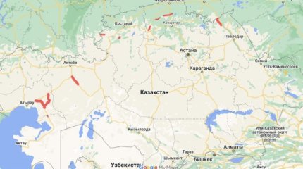 11 дорог закрыли в Казахстане из-за переливов