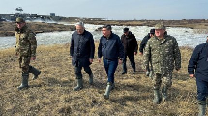 Бектенов совершил облет русла Тобола