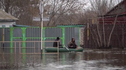 Угроза перелива связующего моста возникла в Костанайской области