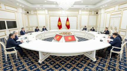 Олжас Бектенов с рабочим визитом посетил Бишкек