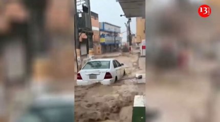 Медина қаласын су басты