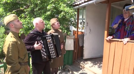 Соғыс ардагерлеріне құрмет көрсетілді