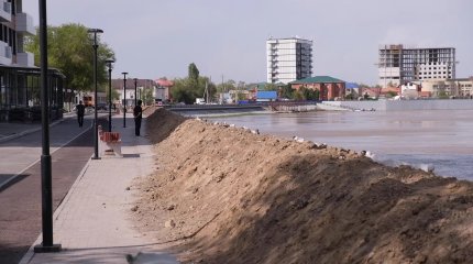 Атырау облысында су тасқыны қос ауданға қауіп төндірді