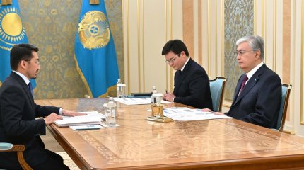 Мемлекет басшысы Цифрлық даму, инновация және аэроғарыш өнеркәсібі министрі Жаслан Мәдиевті қабылдады