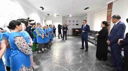 Сенаторлар әйелдерді қолдауға арналған «Бақытты отбасы» орталығының қызметімен танысты