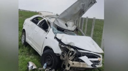 Ақмола облысында көлік аударылып, екі адам көз жұмды