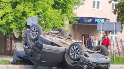 Тройное ДТП с опрокидыванием произошло в центре Костаная