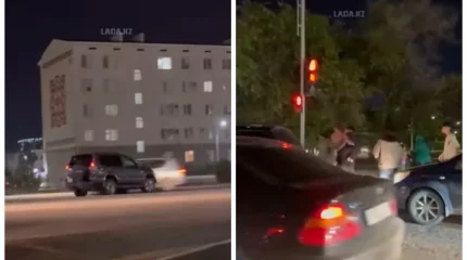 Ақтауда мас күйде көлік айдаған ер адам балалар бар көлікпен соқтығысқан