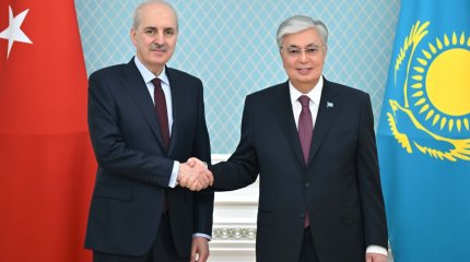 Партнерство Казахстана и Турции Токаев обсудил с председателем Национального собрания Турции