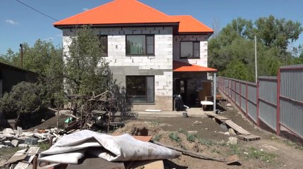 Оралда бүлінген баспананың есебі анықталып жатыр