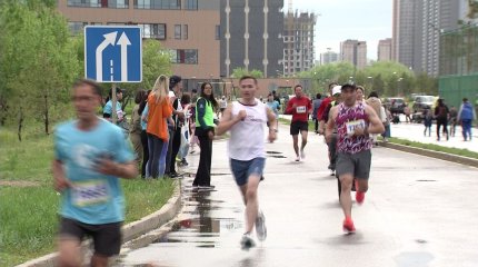 Благотворительный забег в поддержку детей с аутизмом прошел в Астане