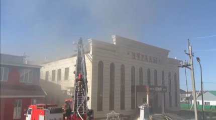 Оралдағы мейрамханалардың бірі өртке оранды